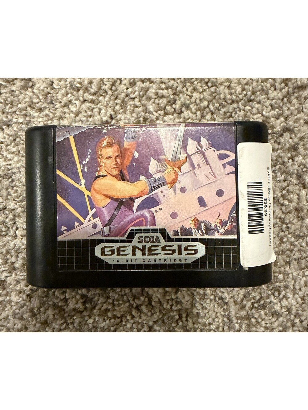 SEGA 💥 Strider 💥 Genesis Ninja Cart Only Clean Tested Working